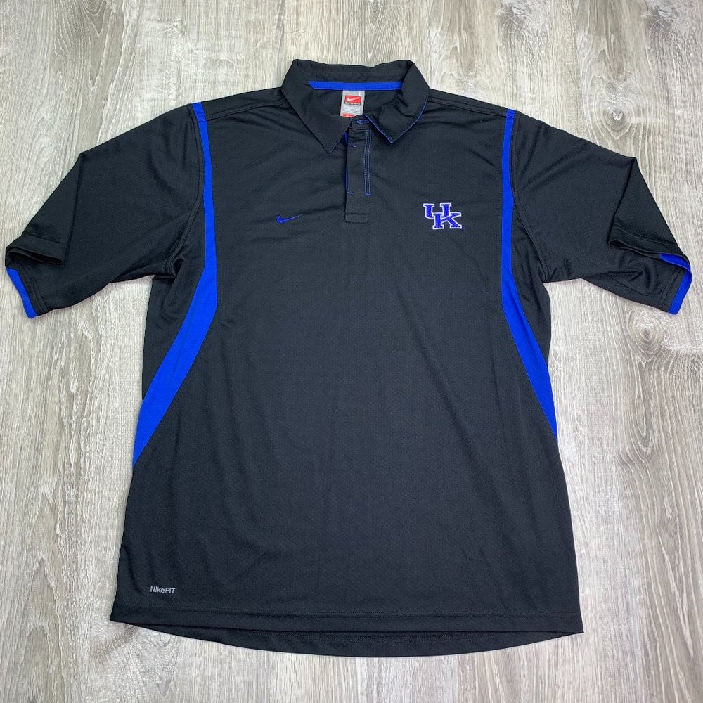 Nike University of Kentucky Men's Dri Fit Polo shirt Size L